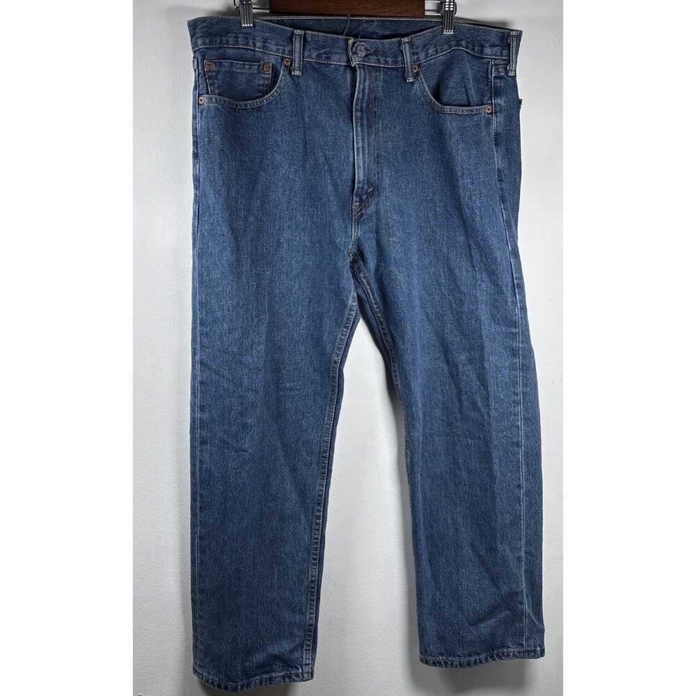 Levi’s 505 Regular Fit Jeans Men’s 38x29 Blue Straight Leg Classic Denim Pants
